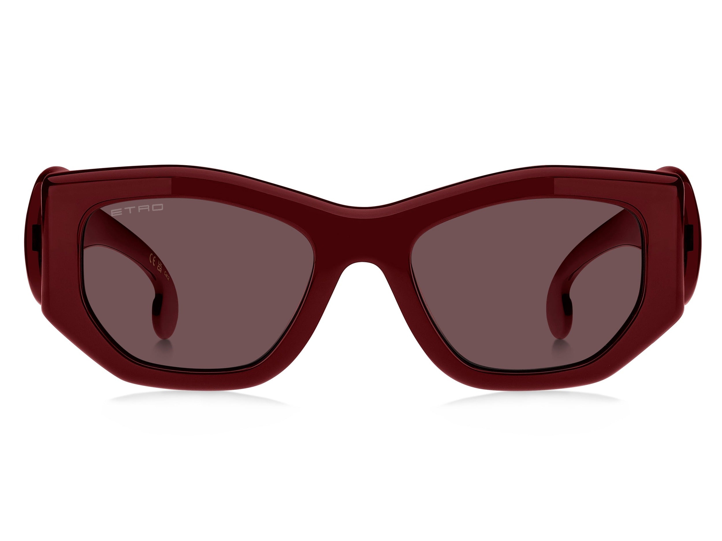 Etro Square Sunglasses - ETROPAISLEY BURGUNDY