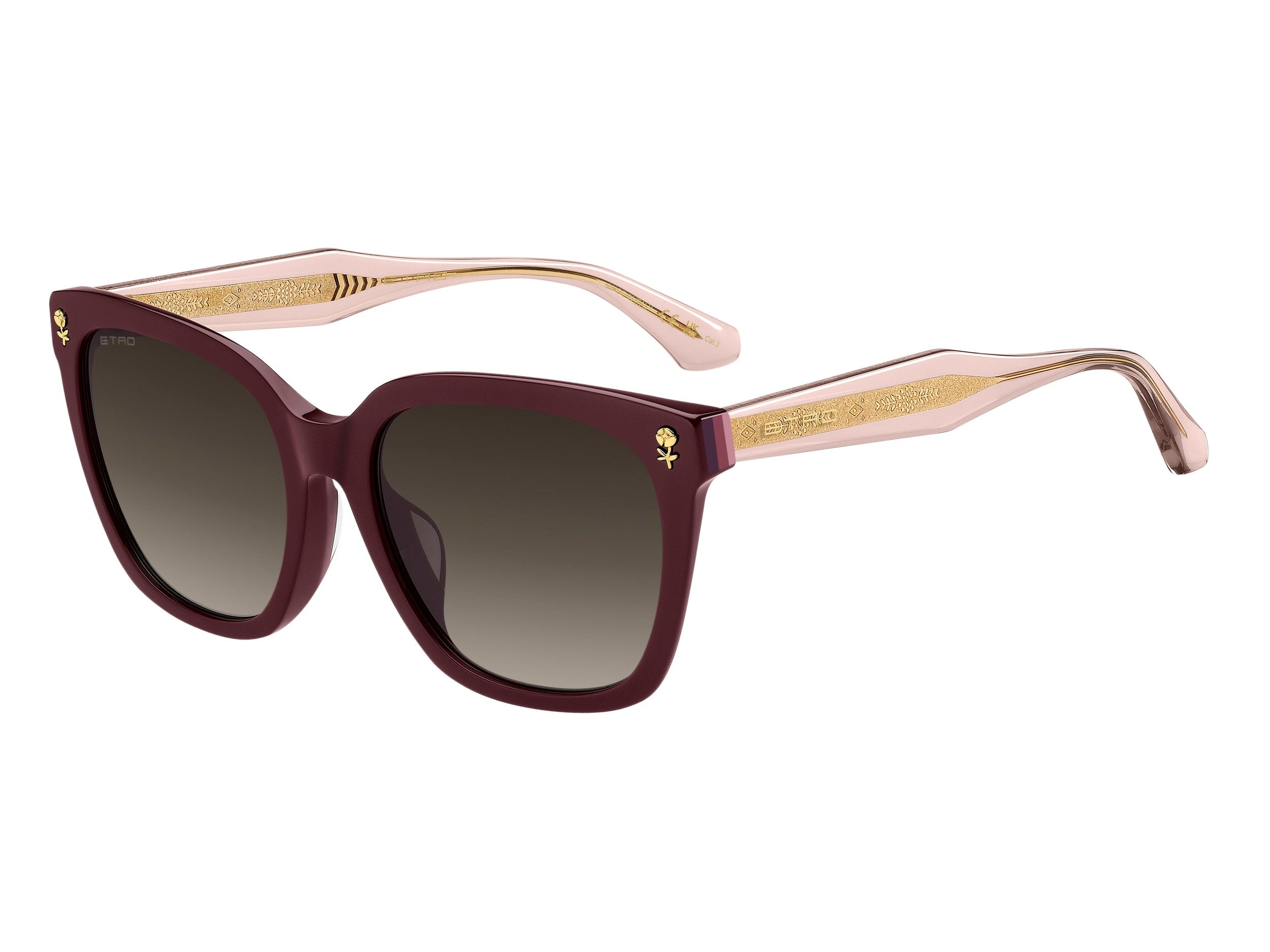 Etro Square Sunglasses - ETRO 0065/F/S BURGUNDY