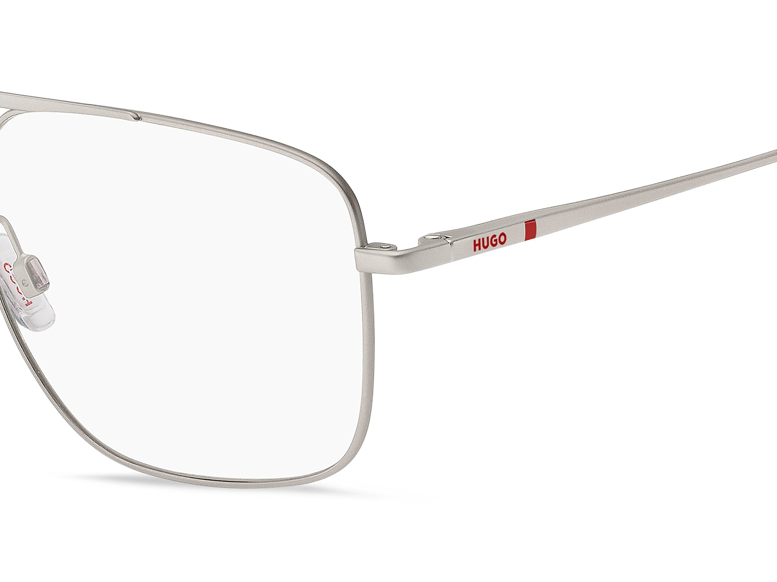 HUGO Square Frames - HG 1322 MATTE PALLADIUM