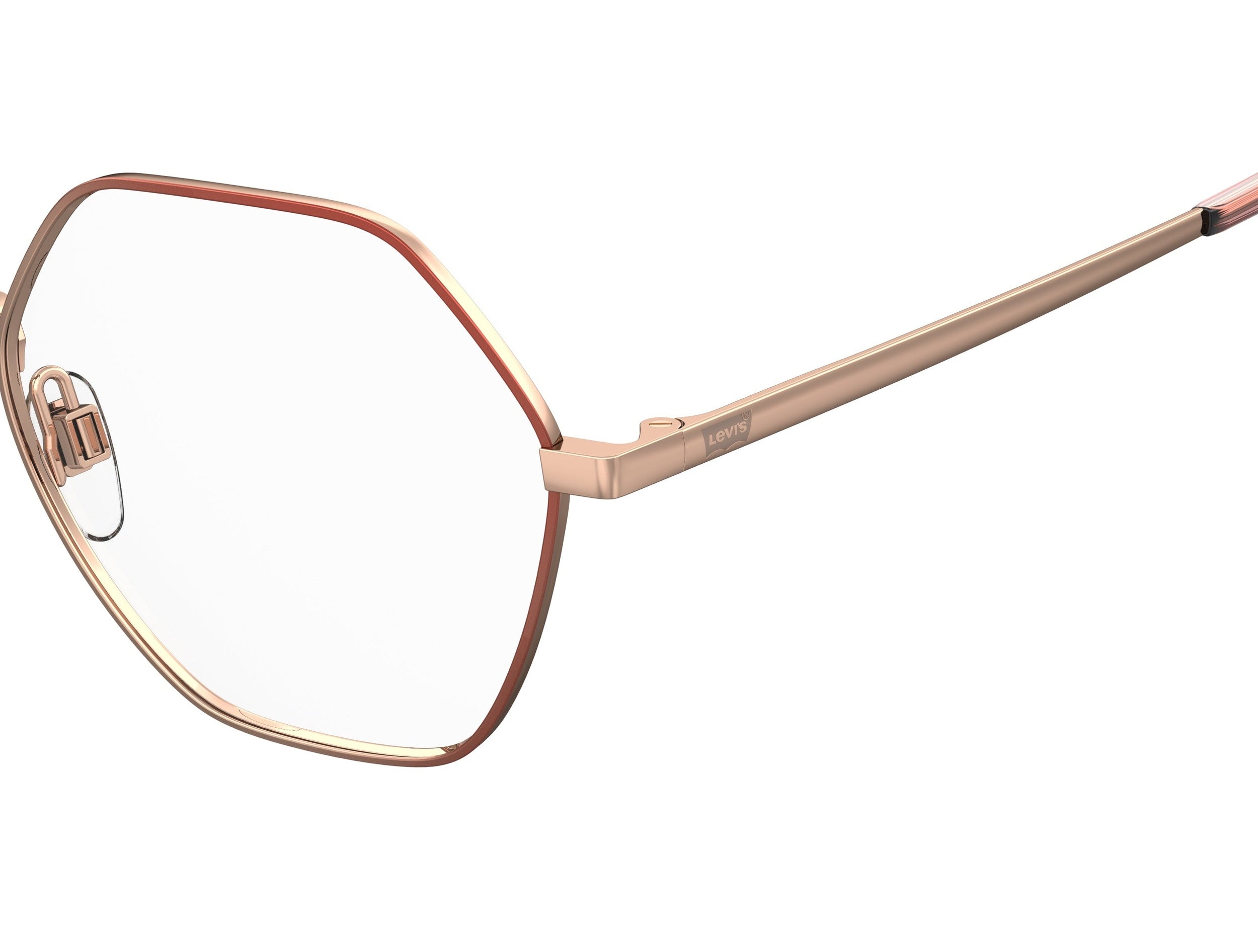 Levis Round Frames - LV 1063 BURGUNDY COPPER GOLD