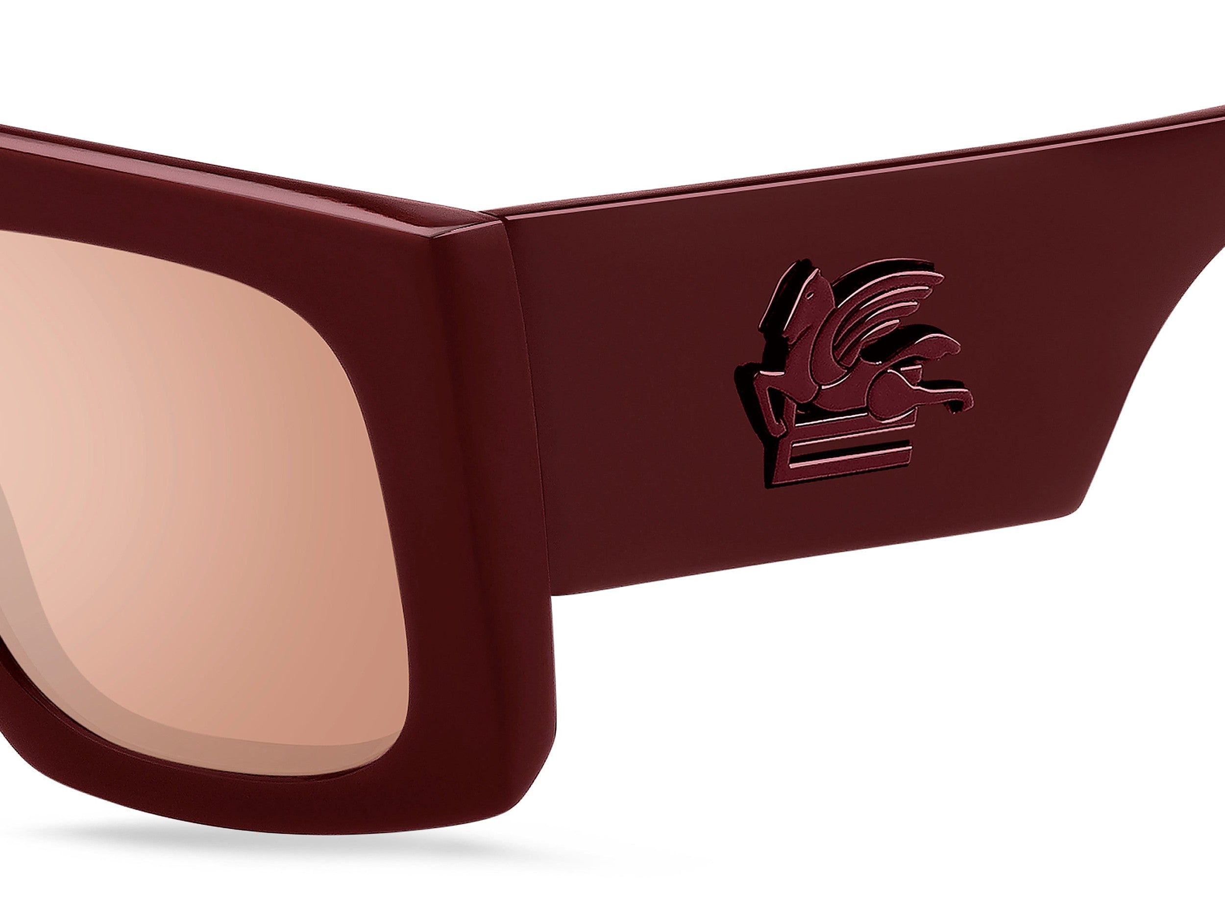 Etro Square Sunglasses - ETROSCREEN BURGUNDY