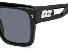 Dsquared Square Sunglasses - D2 0127/S BLACK WHITE