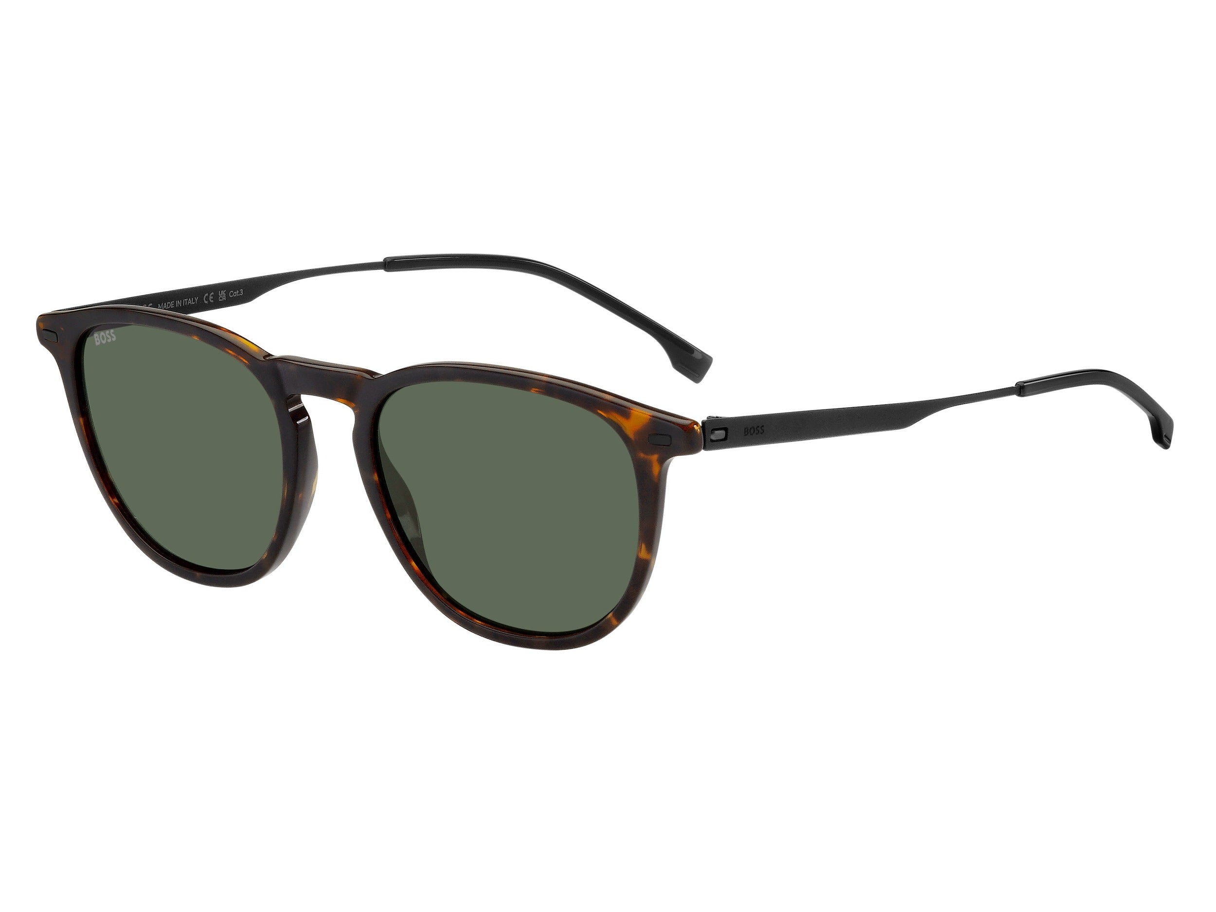 BOSS Square Sunglasses - BOSS 1639/S HAVANA MATTE BLACK