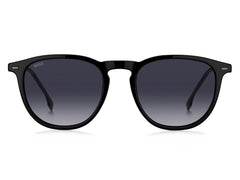 BOSS Square Sunglasses - BOSS 1639/S BLACK DARK RUTHENIUM